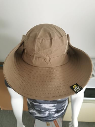 TrekGear Hiking Sun Hat in Khaki Color - Outdoor Adventure Essential for Sun Protection and Style