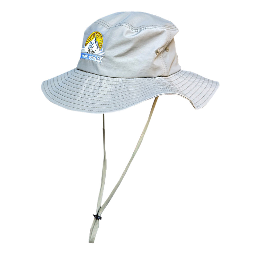 Trekgear Round Sun Hat Gray Color - Perfect for Hiking and Outdoor Adventures